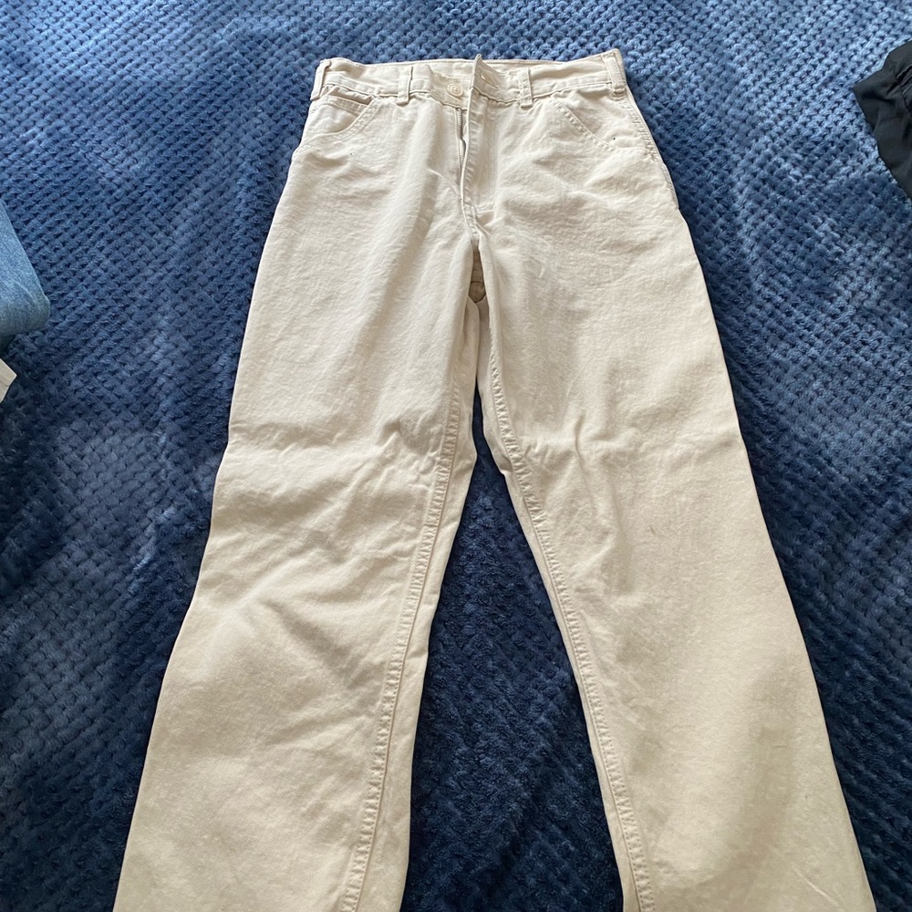 Beige/Cream Cargo Jeans!